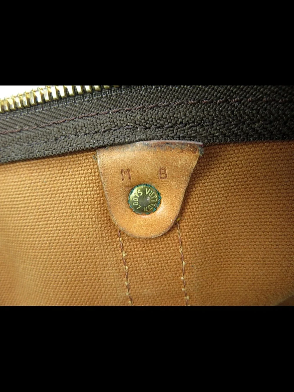 Louis Vuitton Brown Monogram Keepall Duffle Bag